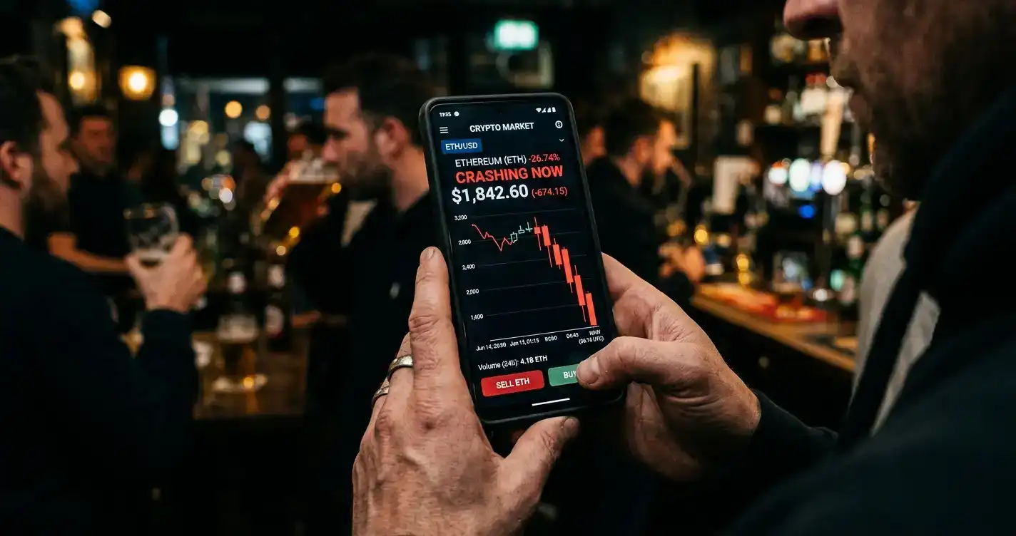 Cryptocurrency price volatility affecting casino balance value