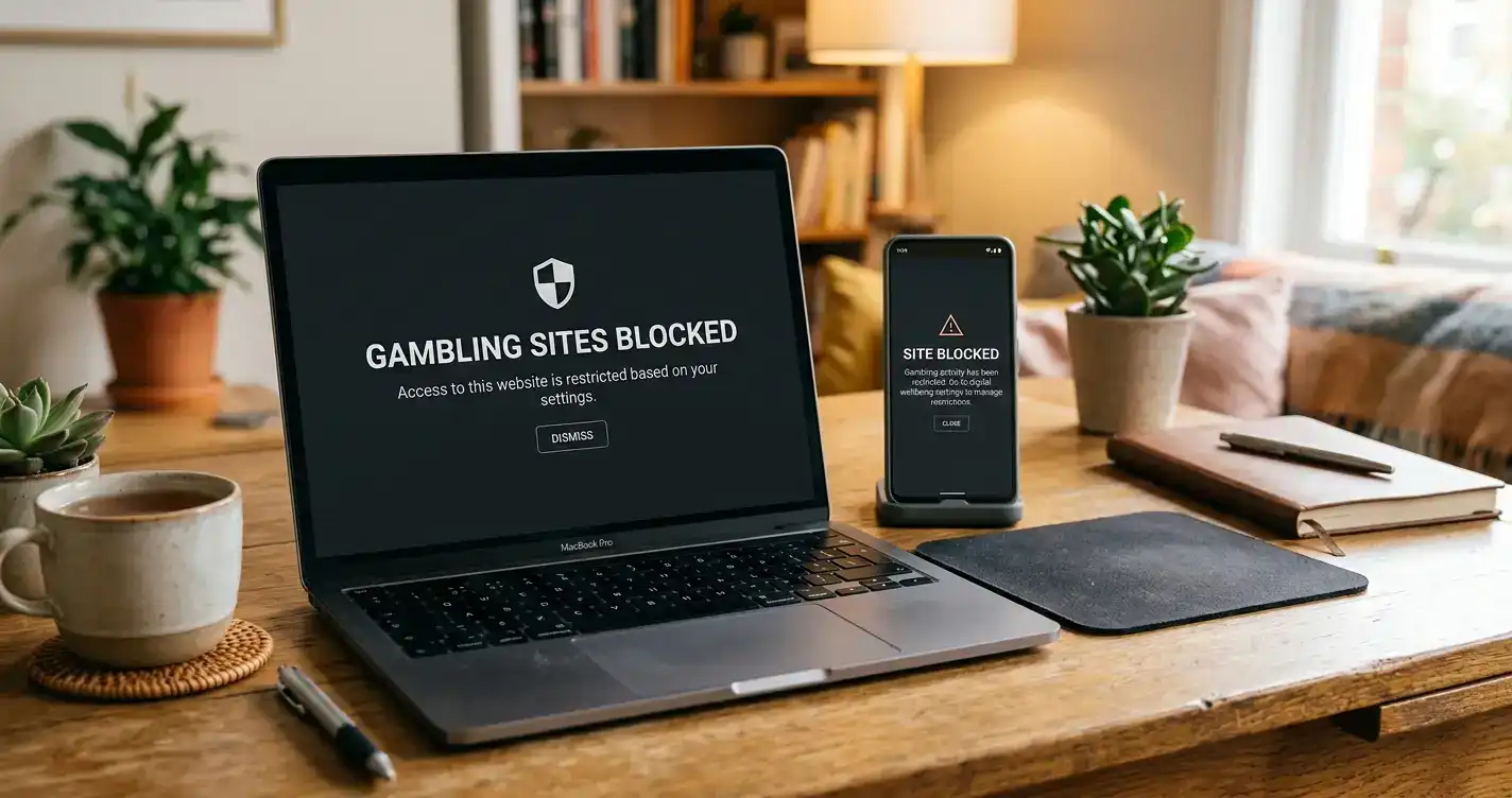 Gamban device-level gambling blocking software installed on devices