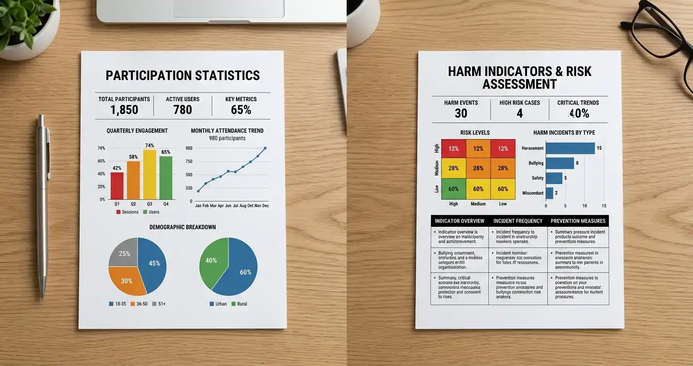 Distinction between gambling participation rates and actual gambling harm