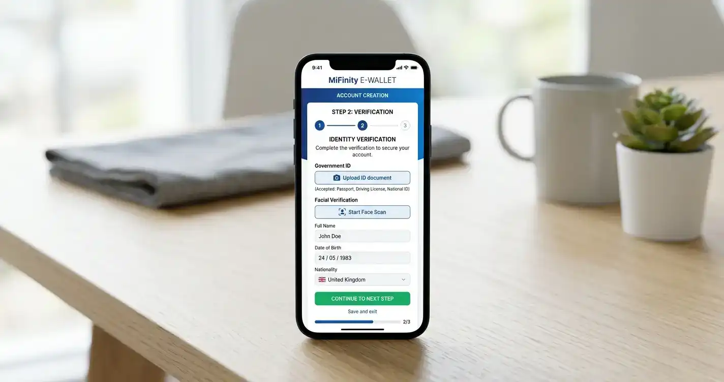 MiFinity e-wallet account setup for non-GamStop casino payments