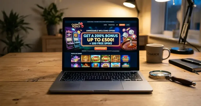 No deposit bonus offer at non-GamStop casino with terms explained