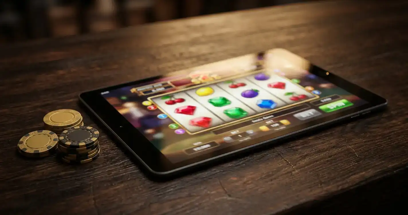 Online slot machine displaying UK stake limit restrictions