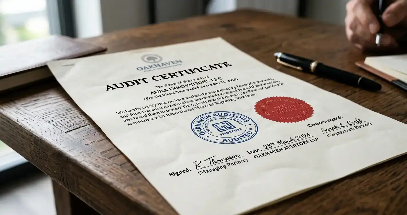 Independent RTP audit certification document from testing lab