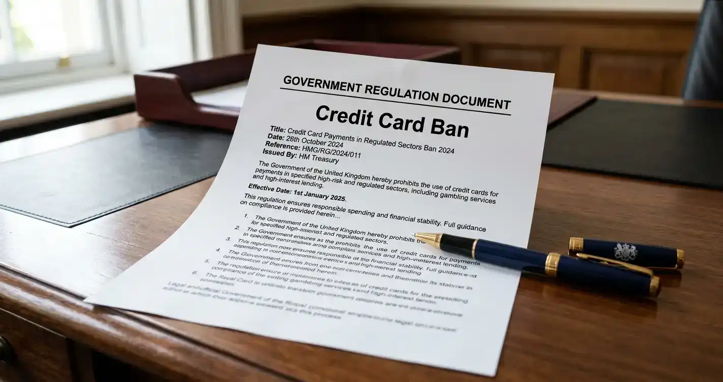 UK credit card gambling ban regulation scope and limitations