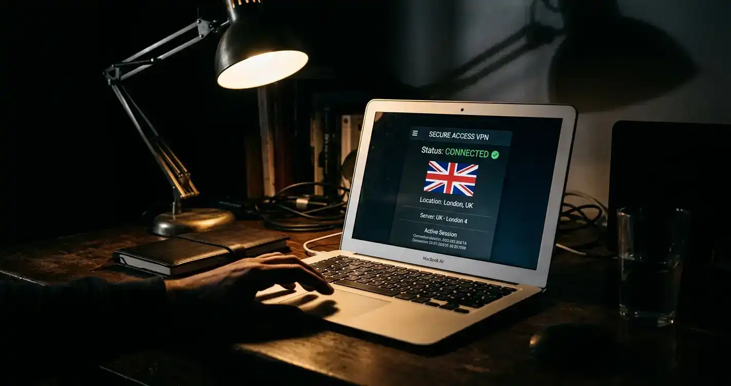 VPN gambling in UK showing legal risks and account seizure consequences