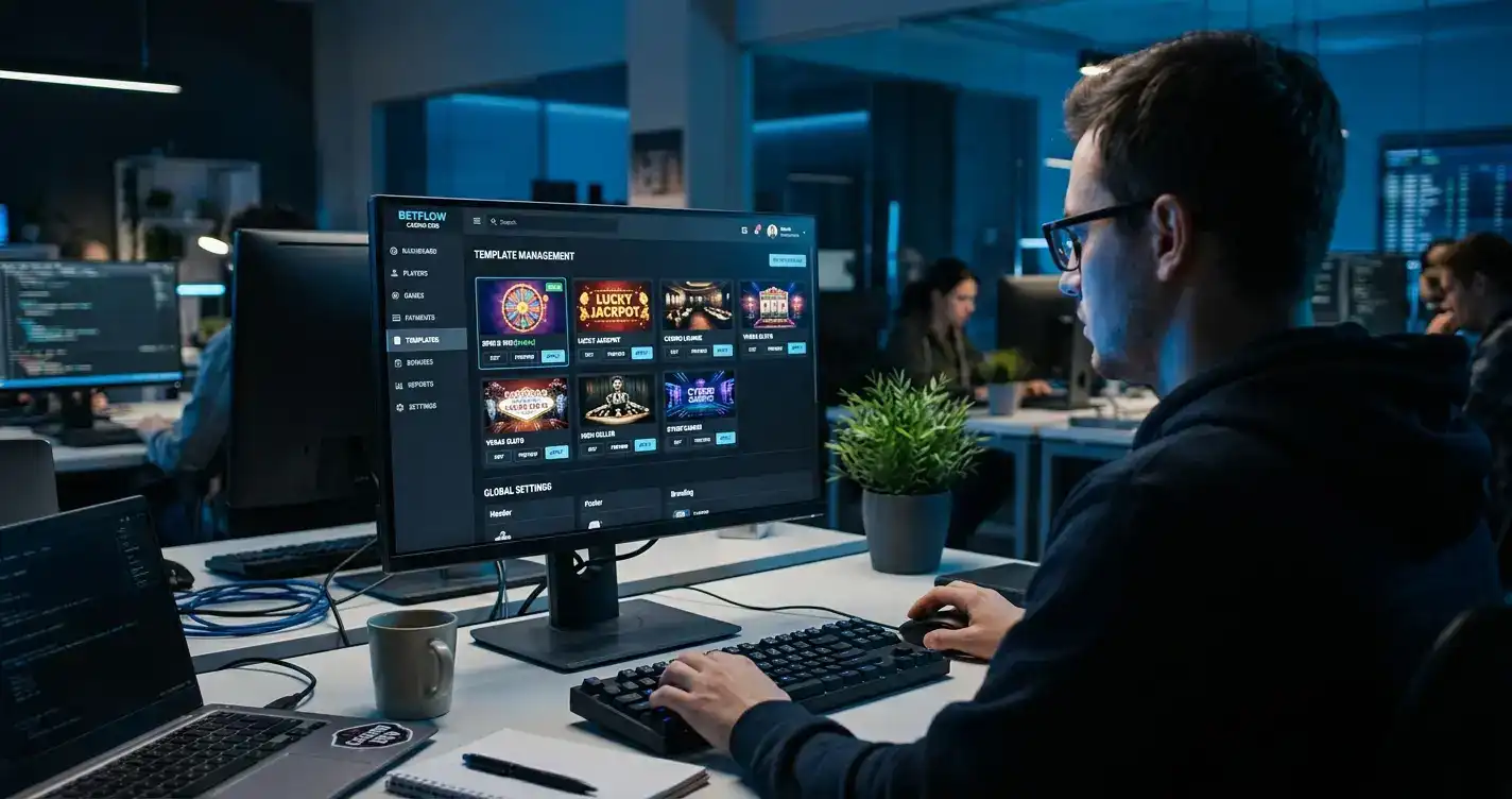 White-label casino platform enabling rapid offshore site launches